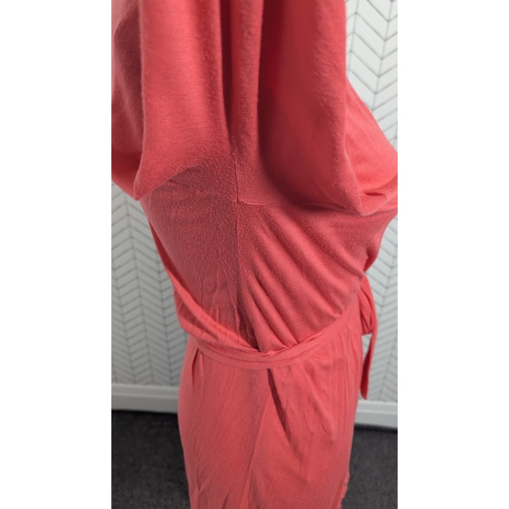 Eberjey Robe Women's Medium Coral‎ Lace Loungewear Boudoir Romantic Cottagecore - Picture 10 of 12